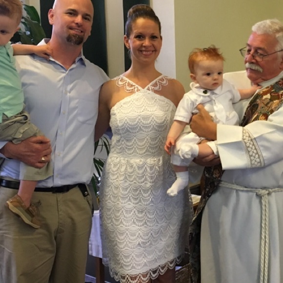 ✨HP✨Kensie white crochet dress - Picture 3 of 7